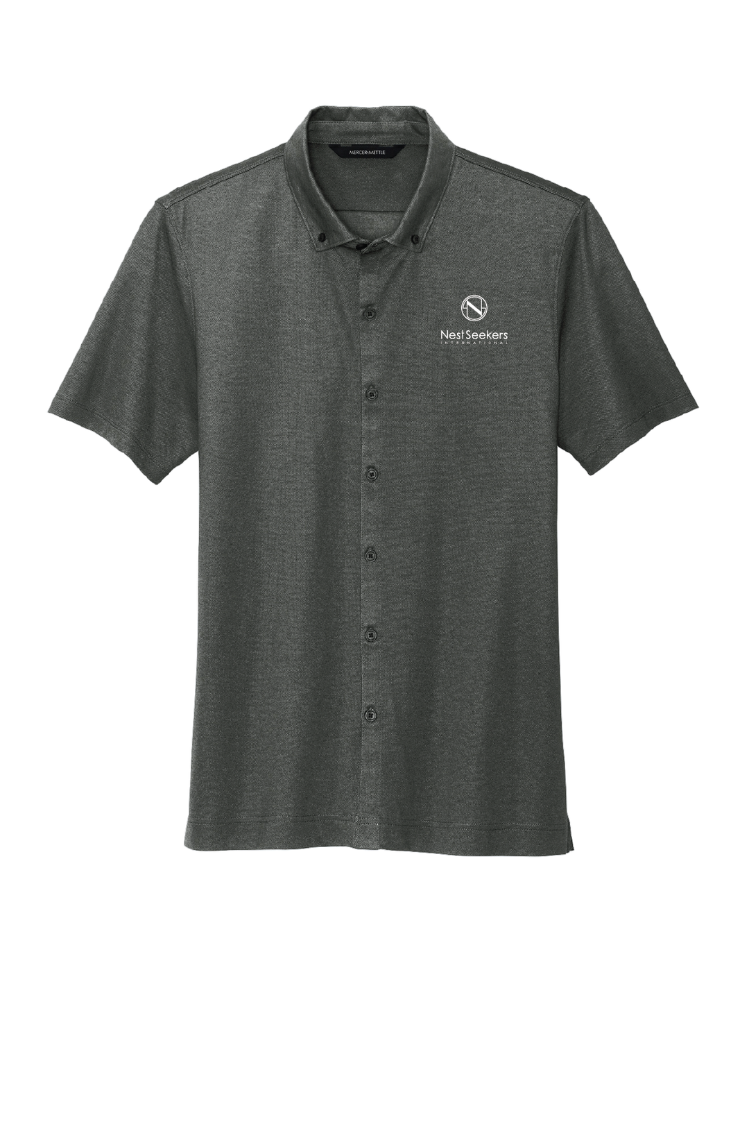 Mercer+Mettle® Stretch Pique Full-Button Polo