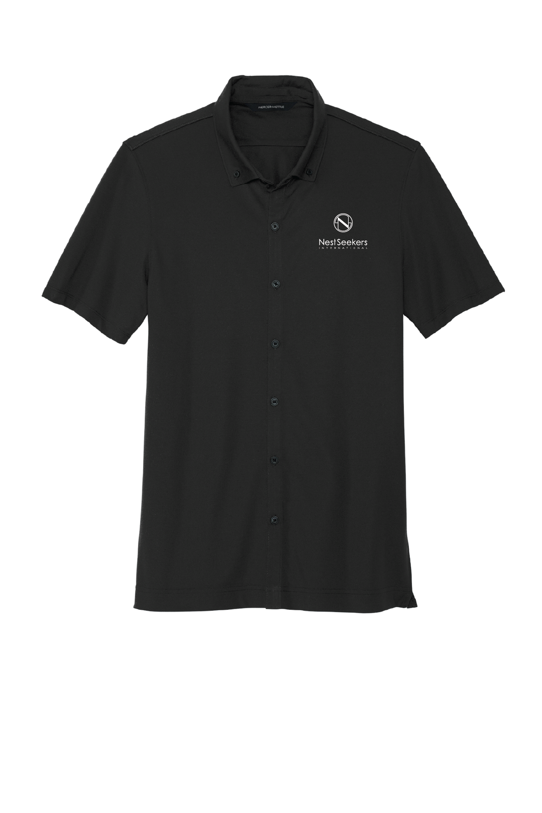 Mercer+Mettle® Stretch Pique Full-Button Polo