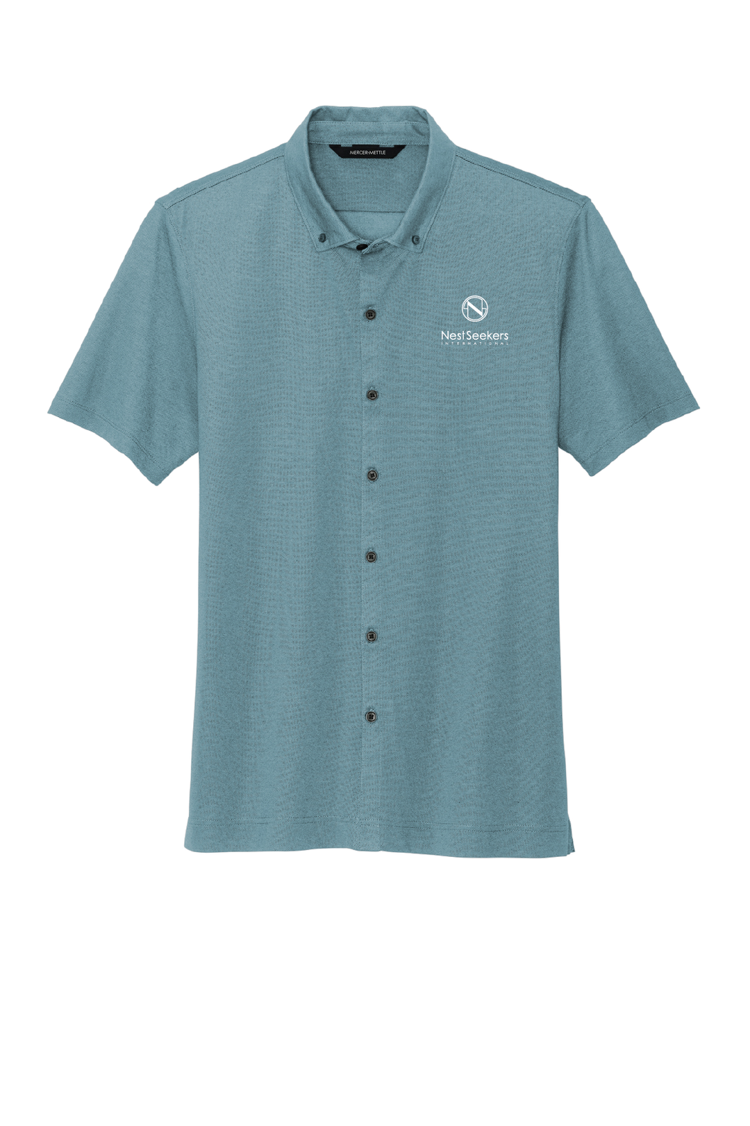 Mercer+Mettle® Stretch Pique Full-Button Polo