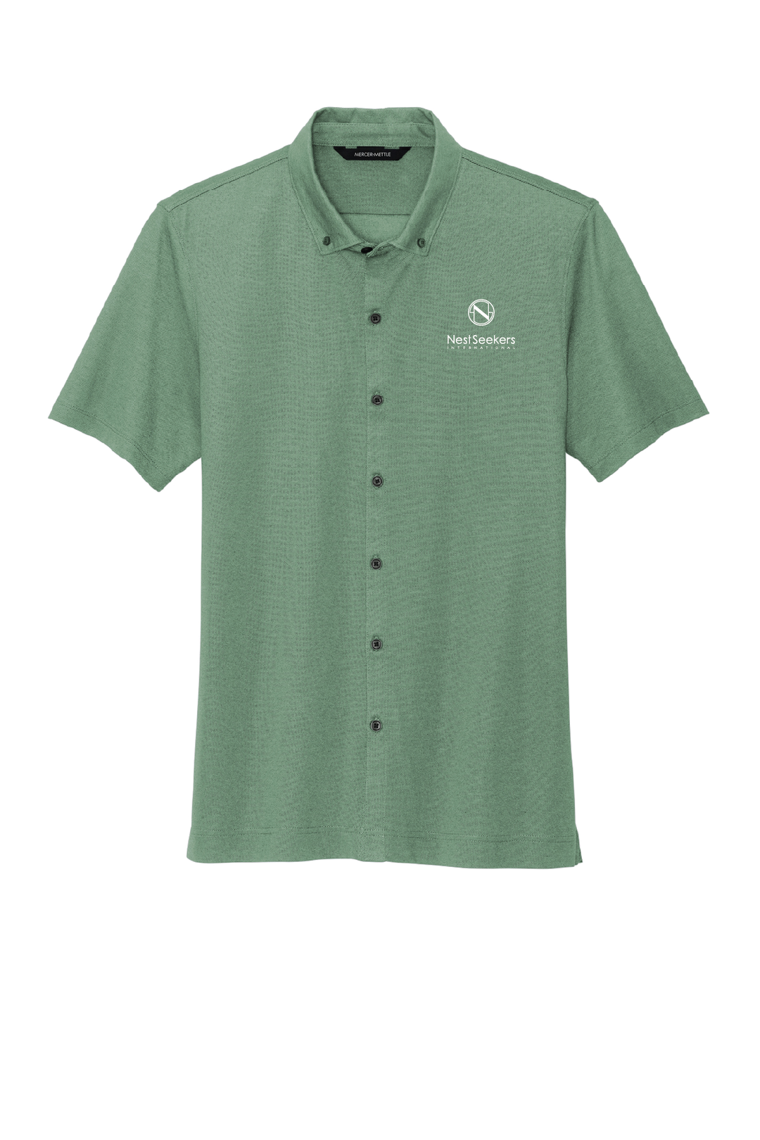 Mercer+Mettle® Stretch Pique Full-Button Polo