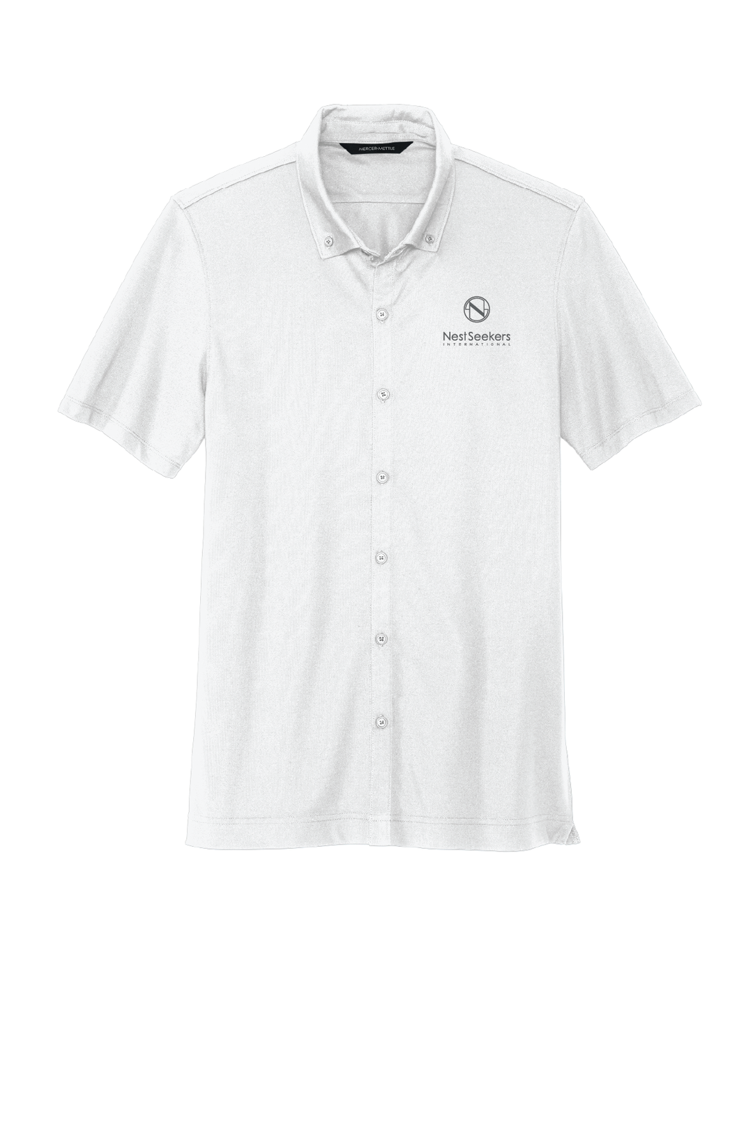 Mercer+Mettle® Stretch Pique Full-Button Polo