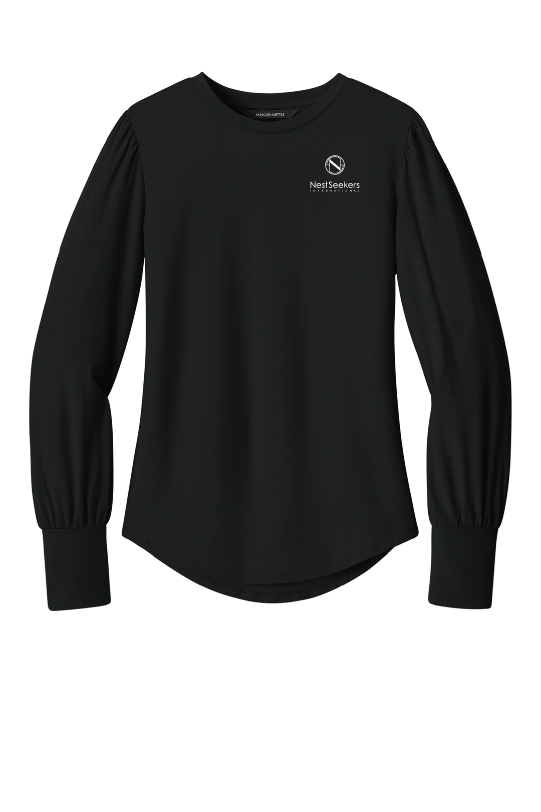 Mercer+Mettle® Women’s Stretch Jersey Long Sleeve Blouson Top