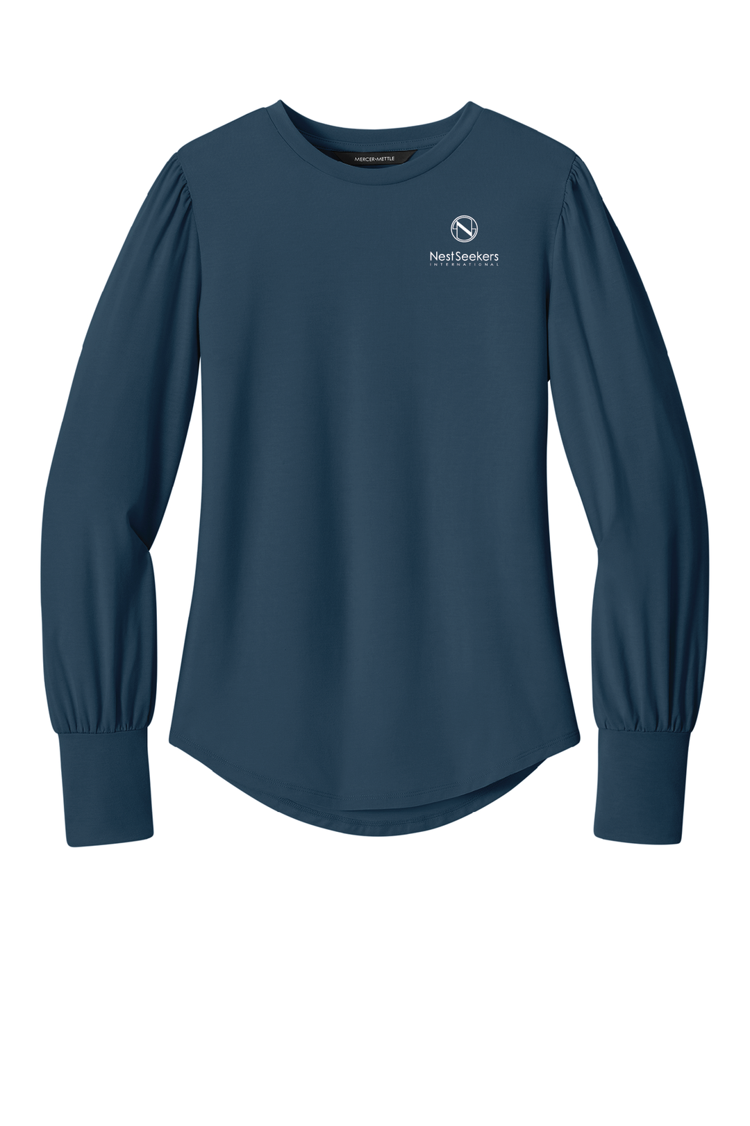 Mercer+Mettle® Women’s Stretch Jersey Long Sleeve Blouson Top
