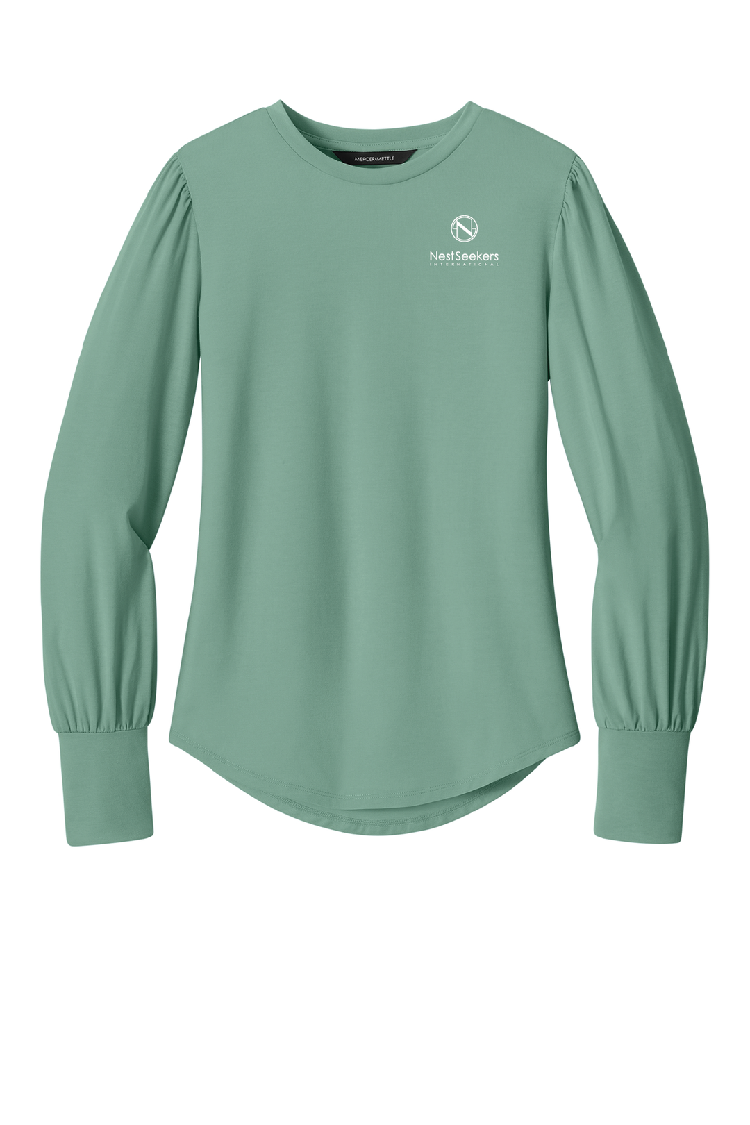 Mercer+Mettle® Women’s Stretch Jersey Long Sleeve Blouson Top