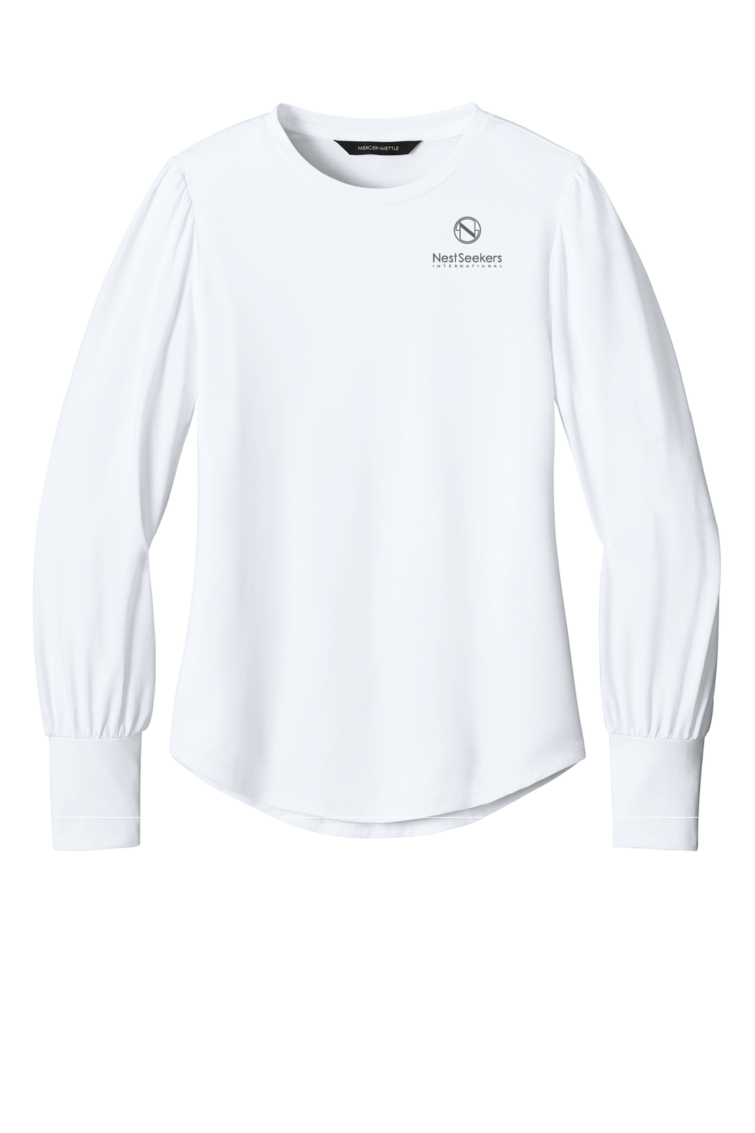 Mercer+Mettle® Women’s Stretch Jersey Long Sleeve Blouson Top