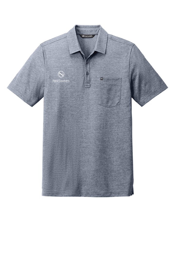 TravisMathew Oceanside Heather Pocket Polo