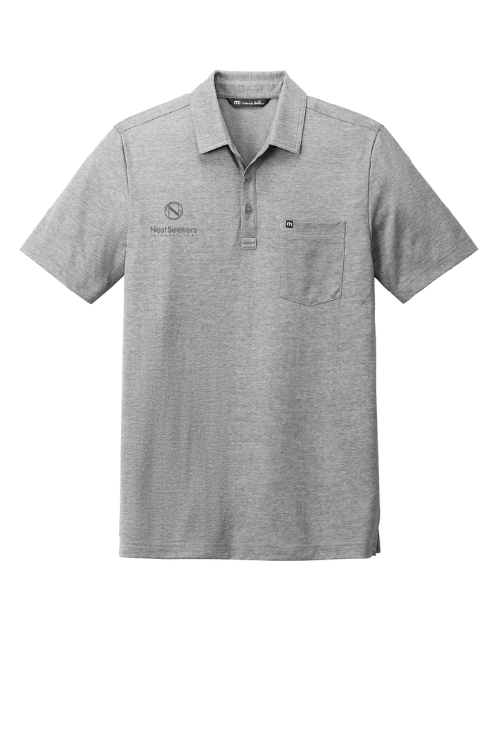 TravisMathew Oceanside Heather Pocket Polo