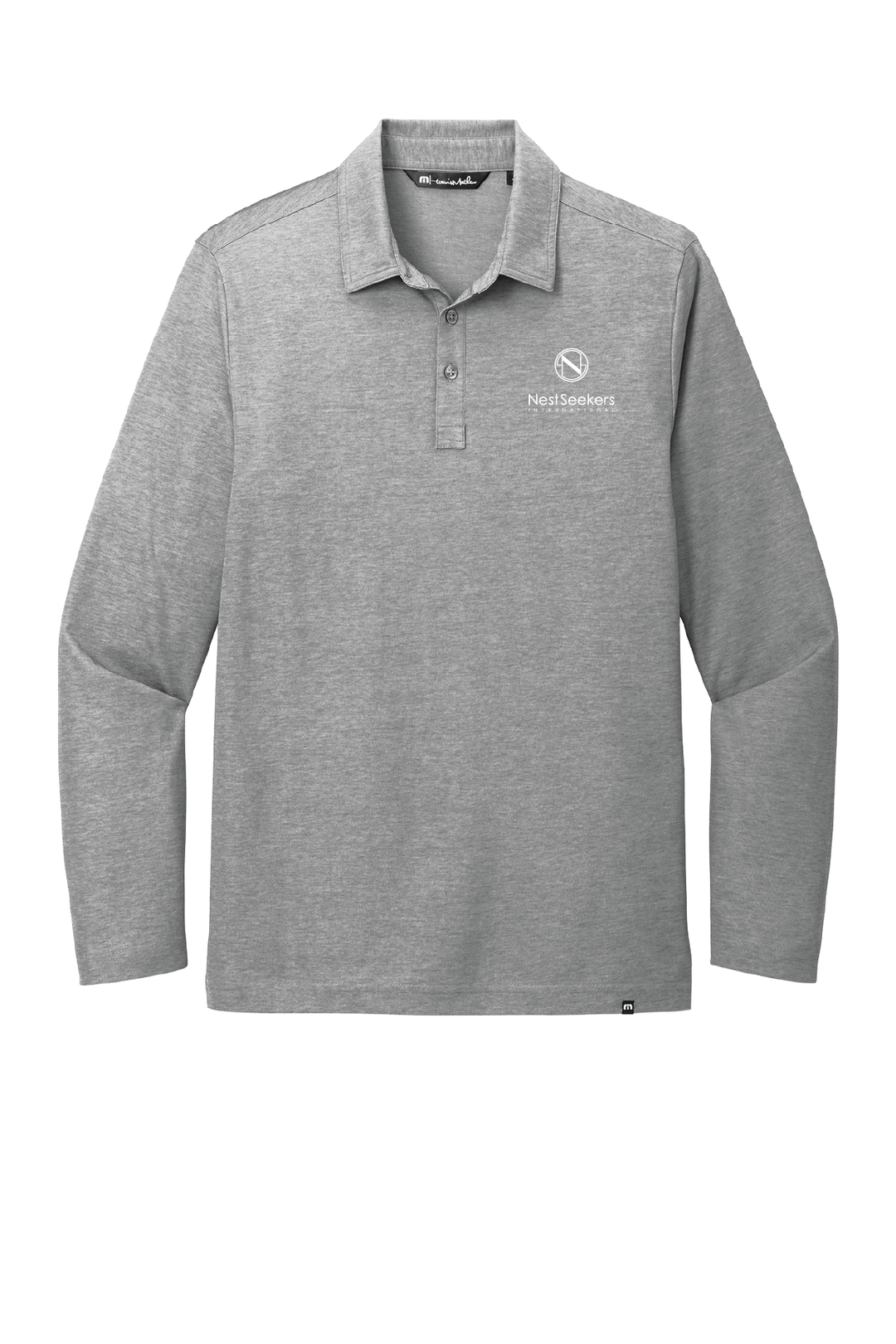TravisMathew Oceanside Heather Long Sleeve Polo